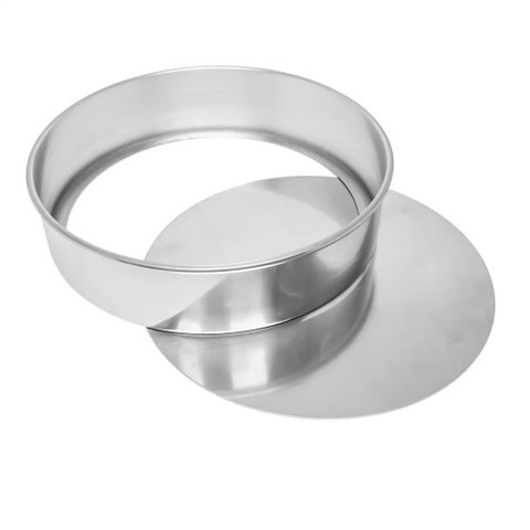 Forma de Bolo Redonda Fundo Falso de Aluminio 17x7cm 1377 Doupan