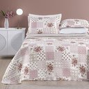 Ver imagem 2 de Colcha Estampada Dupla Face Bouti Casal 03 Peças - Rosa Matura Bia Enxovais