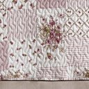 Ver imagem 3 de Colcha Estampada Dupla Face Bouti Casal 03 Peças - Rosa Matura Bia Enxovais