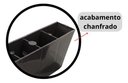 Ver imagem 7 de Kit 8 Pé Cantoneira Lc Pvc 6cm para Sofá (resistente a Água) Marrom-escuro