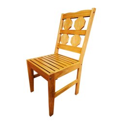 Cadeira Madeira Envernizada  Sala de Jantar Design Colmeia - 1