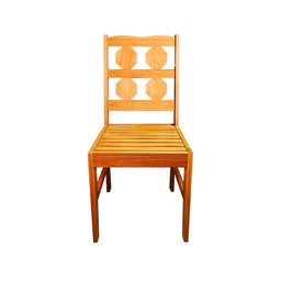 Cadeira Madeira Envernizada  Sala de Jantar Design Colmeia - 3