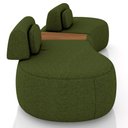 Ver imagem 6 de Sofá 4 Lugares 285cm Orgânico com Mesa Mellanie Linho Verde Z32 - Mpozenato