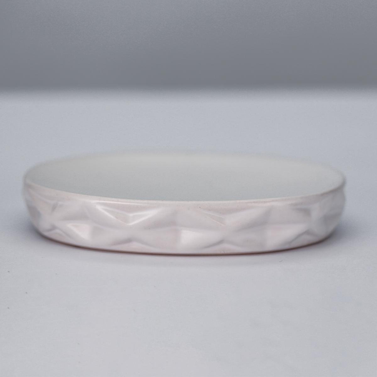 Conjunto para Banheiro Porcelana Branca Com Suculenta 4 Peças - Yangzi - 2