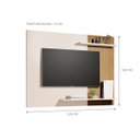 Ver imagem 3 de Painel para TV Boreal Ripado 50 Polegadas Off White
