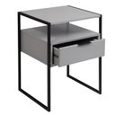 Ver imagem 6 de Mesa de Cabeceira 1 Gaveta Estilo Industrial Detroit