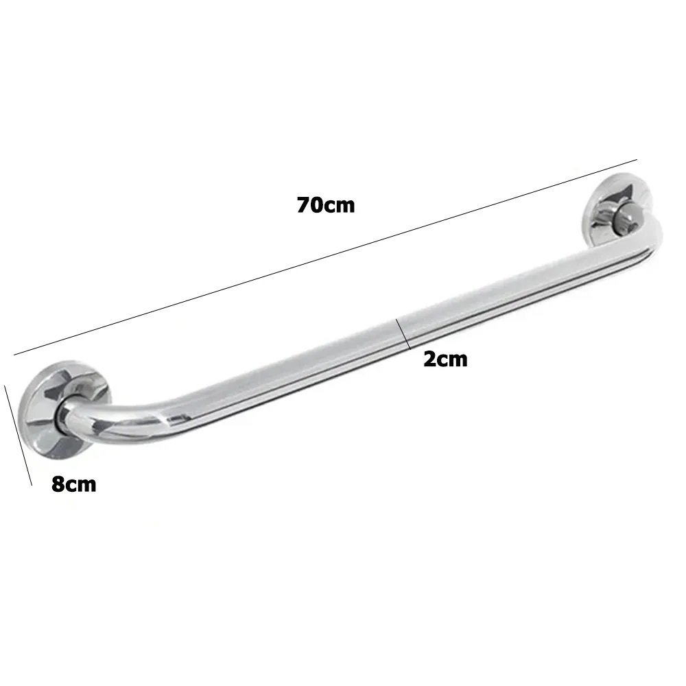 Alça Barra Apoio 70 Inox Kit 5 Uni Criança Gestante Idoso Deficiente Acessibilidade Previne Queda Re - 5