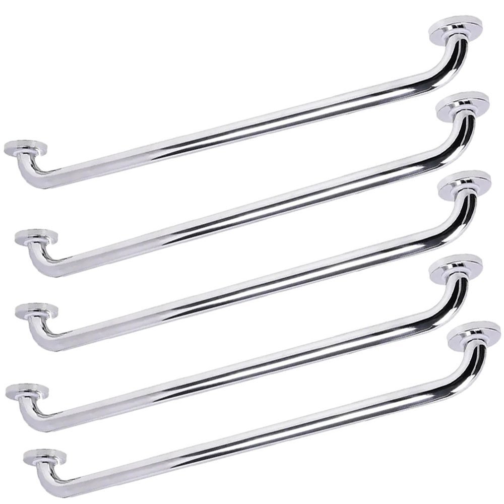Alça Barra Apoio 70 Inox Kit 5 Uni Criança Gestante Idoso Deficiente Acessibilidade Previne Queda Re - 1