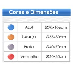 Bola Feijão para Pilates 40x70cm Carci Bean - Prata - 2