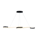 Ver imagem 1 de Lustre Pendente Taschibra Milão 30w Led 109cm Luz Quente 3000k Bivolt Preto