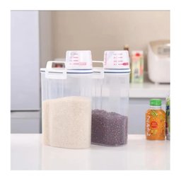 3 Potes Hermético para Armazenamento Copo Medidor Multiuso - 8