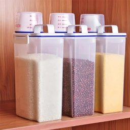 3 Potes Hermético para Armazenamento Copo Medidor Multiuso - 10