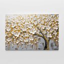 Ver mais imagens de Quadro Decorativo Árvore da Vida White Flower Flor Branca e Amarela Sala Quarto Casa Escritório