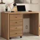 Ver imagem 3 de Mesa de Cabeceira para Quarto ou Escritório 4 Gavetas-prime
