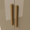 Ver imagem 7 de Guarda Roupa Casal Modulado 9 Portas 5 Gavetas com Cabeceira 100% MDF Imperial Yescasa Cinamomo/Cappuccino
