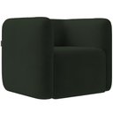 Ver imagem 2 de Kit 02 Poltronas Decorativas para Sala de Estar Fixa Living Peônia K01 Veludo Verde
