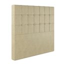 Ver imagem 1 de Cabeceira Casal Queen Lotus em Corino com Sapata Cor Bege Sonhar 10063CR-40 - BEGE
