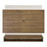 Painel com Suporte TV 75" e Fita Led Multimóveis CR45159 Pinho/Off White - 5