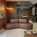 Ver imagem 1 de Sofá Orgânico Módulo Curvo Sala Recepção Savana 3,00MTS Courino Modena Wisk - Vimont Moveis