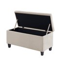 Ver imagem 4 de Kit Recamier Madri 1,20m + 2 Puff Suede Bege - Inova Decor Inova Decorações Kit Madri