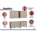 Ver imagem 5 de Cozinha Completa 4 Peças 8 Portas Allure CZ686 Gris Linea