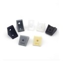 Ver imagem 1 de Suporte Prateleira Móveis Plastico 2 Furos Branco 150Pçs