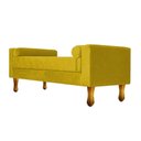 Ver imagem 4 de Recamier Félix Solteiro 90cm Suede Amarelo
