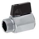 Ver imagem 2 de Válvula Registro Mini Esfera 1/2 Macho X Fêmea Cromada Alavanca On Off Ivm Italy Latão Cromado