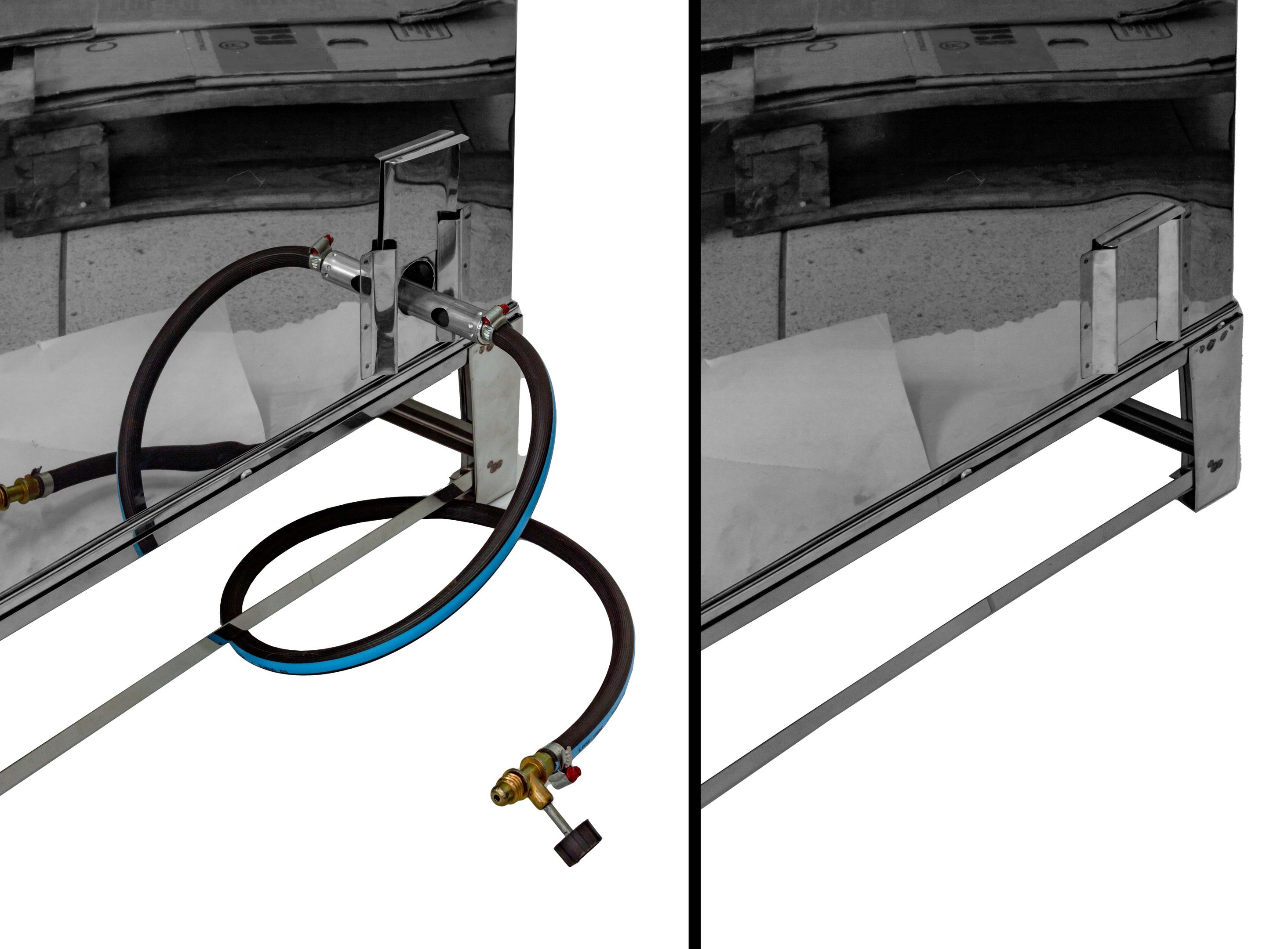 Defumador Profissional Inox 50x60 C/ 5 Bandejas E Kit Gás - 7