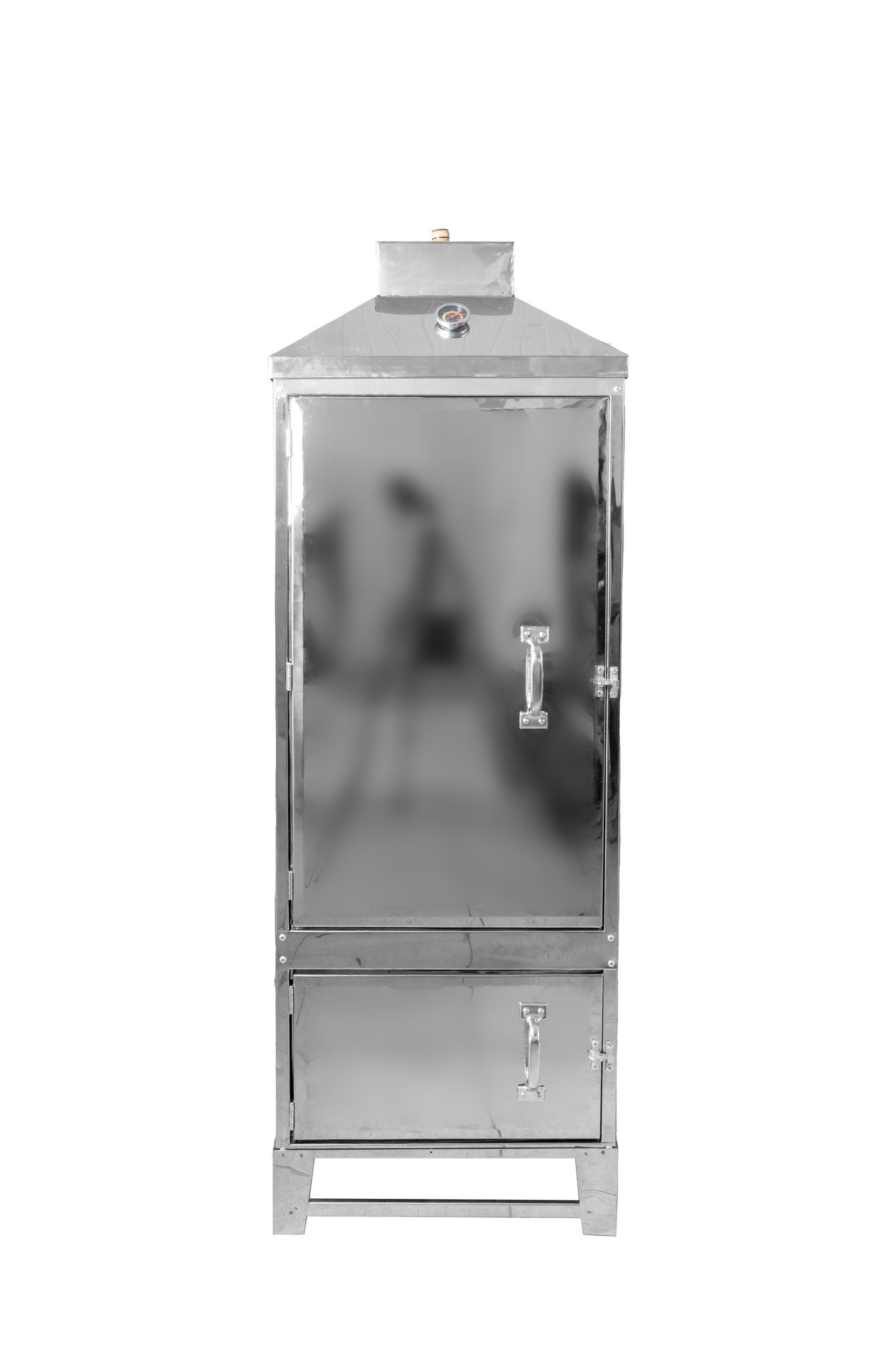 Defumador Profissional Inox 50x60 C/ 5 Bandejas E Kit Gás - 2