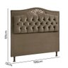 Cabeceira Holanda 195cm King Size Estofada Veludo Star Confort - 3