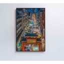 Ver imagem 3 de Quadro Mercado Noturno 80x120 Cm Vidro Impresso