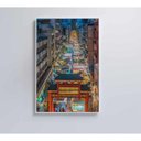 Ver imagem 1 de Quadro Mercado Noturno 80x120 Cm Vidro Impresso