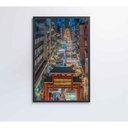 Ver imagem 7 de Quadro Mercado Noturno 80x120 Cm Vidro Impresso