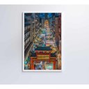 Ver imagem 5 de Quadro Mercado Noturno 80x120 Cm Vidro Impresso