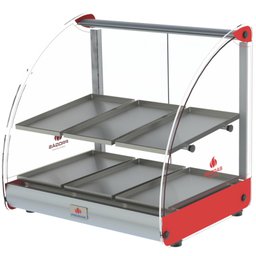 Estufa de Aquecimento Curva Alimentos 6 Bandejas 250w Prv-06de Vermelho 220v - Progás P36082 - 1
