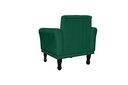 Ver imagem 3 de Kit 2 Poltronas Decorativa Classic Suede Verde Pés Madeira Ms Decor