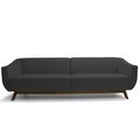 Ver imagem 6 de Sofá Atenas 3 Lugares 230cm C05 Corino Preto - Domi