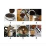 Mini Cafeteira Italiana Moka Em Alumínio Para 1 Xícara 50 ML Ke Home - 6
