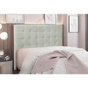 Ver imagem 4 de Cabeceira Cama Box Solteiro 90 Cm Verona Veludo Prata S04 - D'Rossi