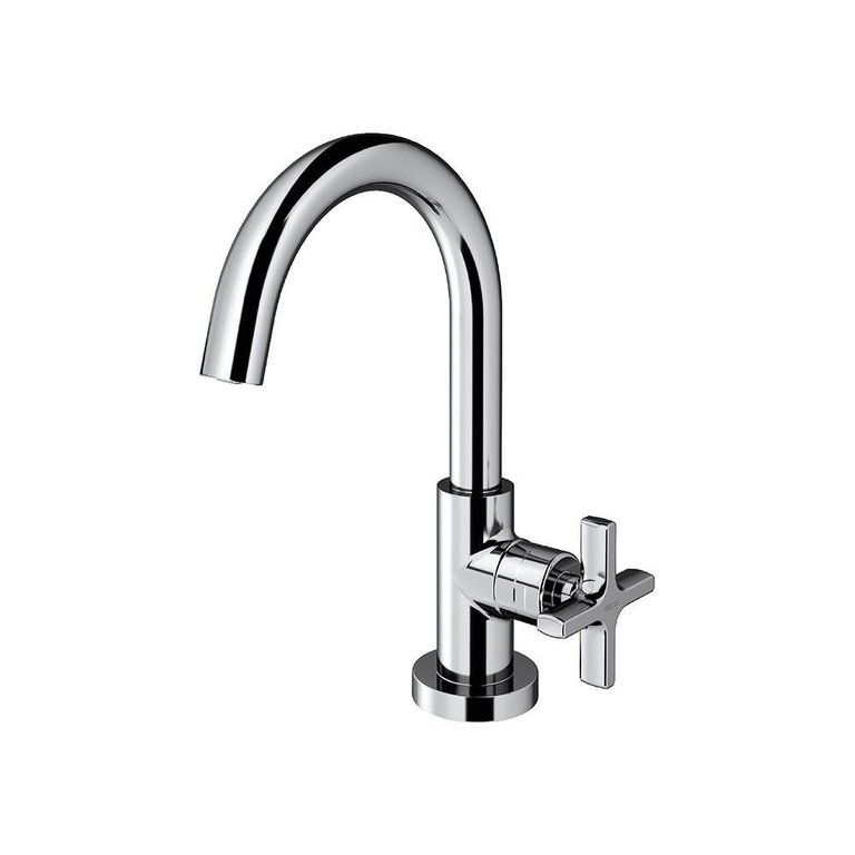 Torneira Docol Invicta Cromada 1/4 de Volta 226x88x169mm Torneira Docol Invicta Cromada 1/4 de Volta 226x88x169mm