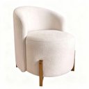 Ver imagem 5 de Poltrona Lounge Bouclé Estopar ? Moderna para Sala, Recepção e Quarto