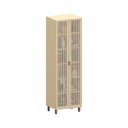 Ver imagem 1 de Cristaleira 100% MDF 2 Portas com Vidro 70cm Aura Luciane Móveis