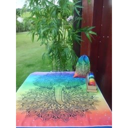 TOALHA ESOTERICA GANESHA MITOLOGIA HINDU VELA MANDALAS E RITUAIS CX MDF - 4