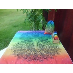 TOALHA ESOTERICA GANESHA MITOLOGIA HINDU VELA MANDALAS E RITUAIS CX MDF - 3