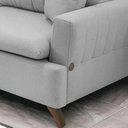 Ver imagem 4 de Sofa 2 Lugares 160 Cm Eron Linho Cinza Vazzano Cinza