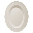 Ver imagem 1 de Prato Raso Oval em Porcelana Perle Branco 28cm L'hermitage
