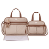 Kit Bolsas Maternidade Espera Feliz Luxo Hope Bege - 2