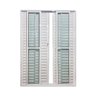 Porta Balcão 6 Folhas Veneziana 210x160 Branco Linha 25 - 2
