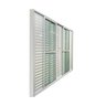 Porta Balcão 6 Folhas Veneziana 210x160 Branco Linha 25 - 3